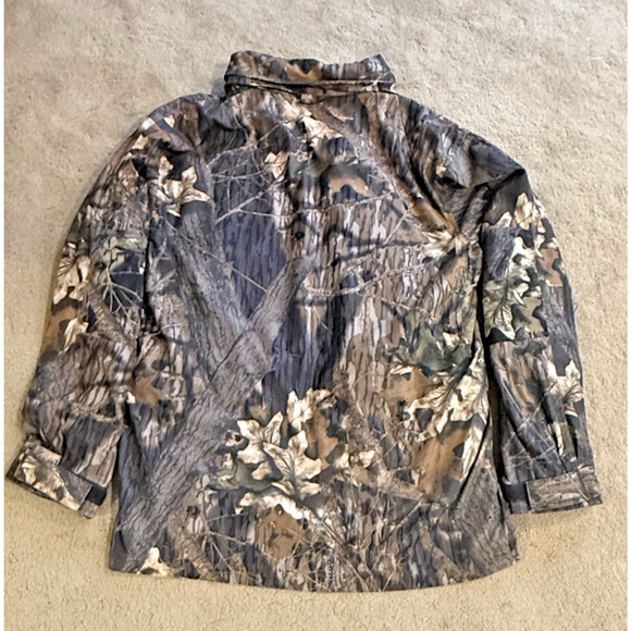Bear Creek Outfitters Parka Mens Camo Mossy Oak Mens Double Lined Arms Medium - Picture 2 of 11